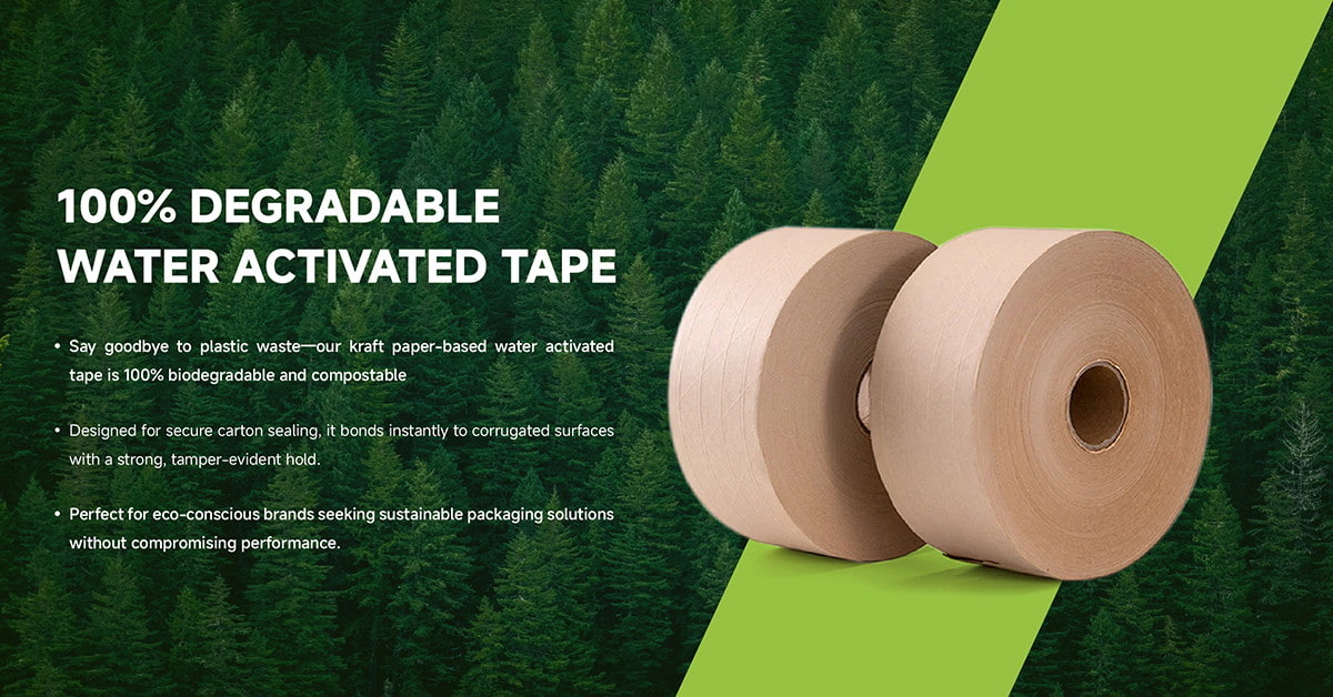 شريط مائي صديق للبيئة وقابل للتحلل الحيوي بنسبة 100%