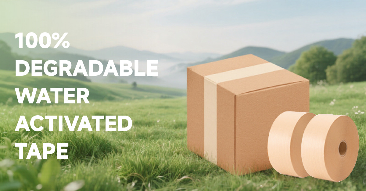 شريط مفعل بالماء قابل للتحلل الحيوي بنسبة 100%