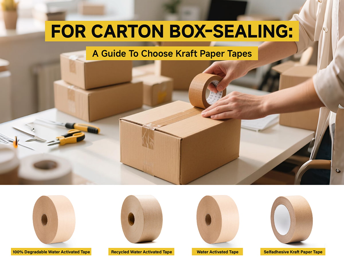 كيفية اختيار شريط ورق الكرافت المناسب؟