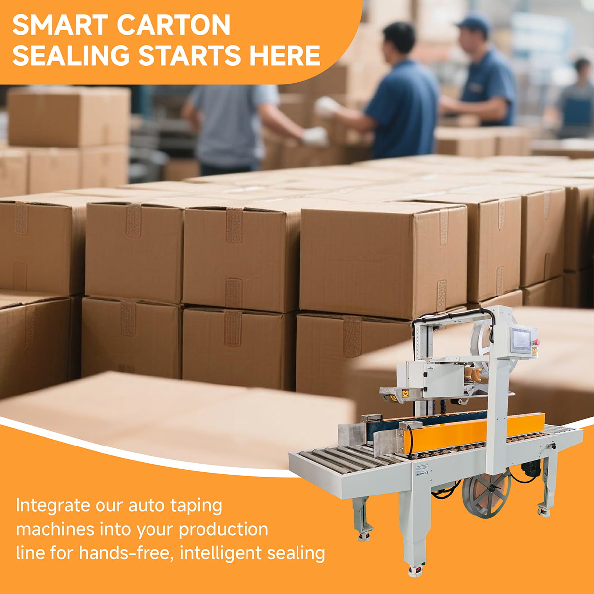 يبدأ الختم الذكي هنا: أطلق العنان لقوة خطوط التعبئة والتغليف الآلية بالكامل