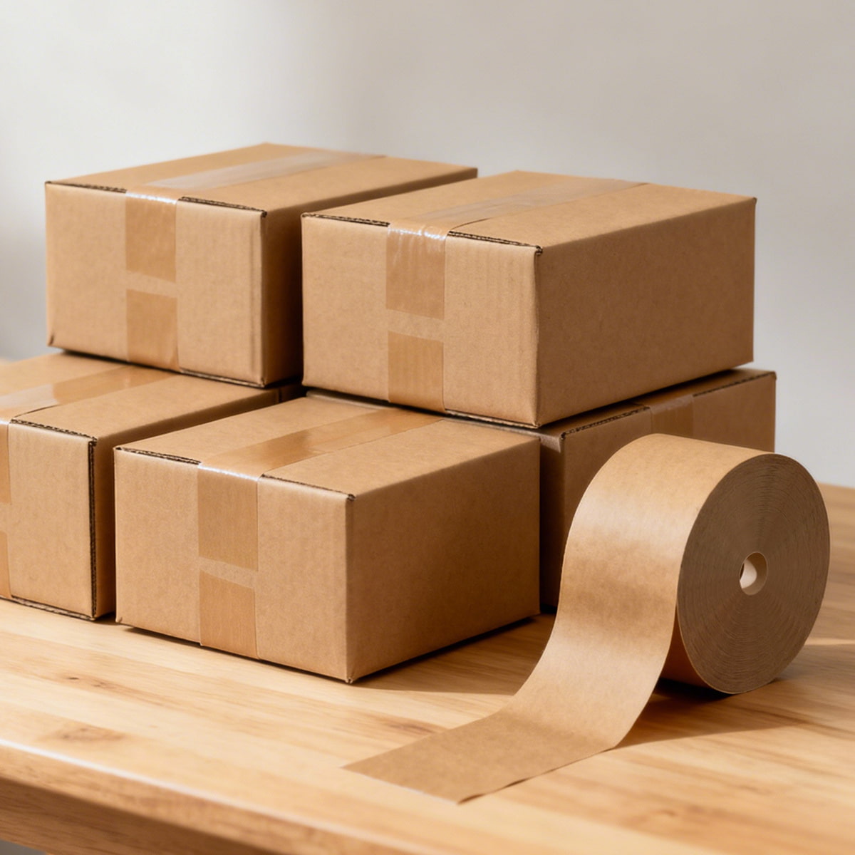 كفاءة بدون ماء: نقدم لكم شريط ورق الكرافت ذاتي اللصق JLN-2750H