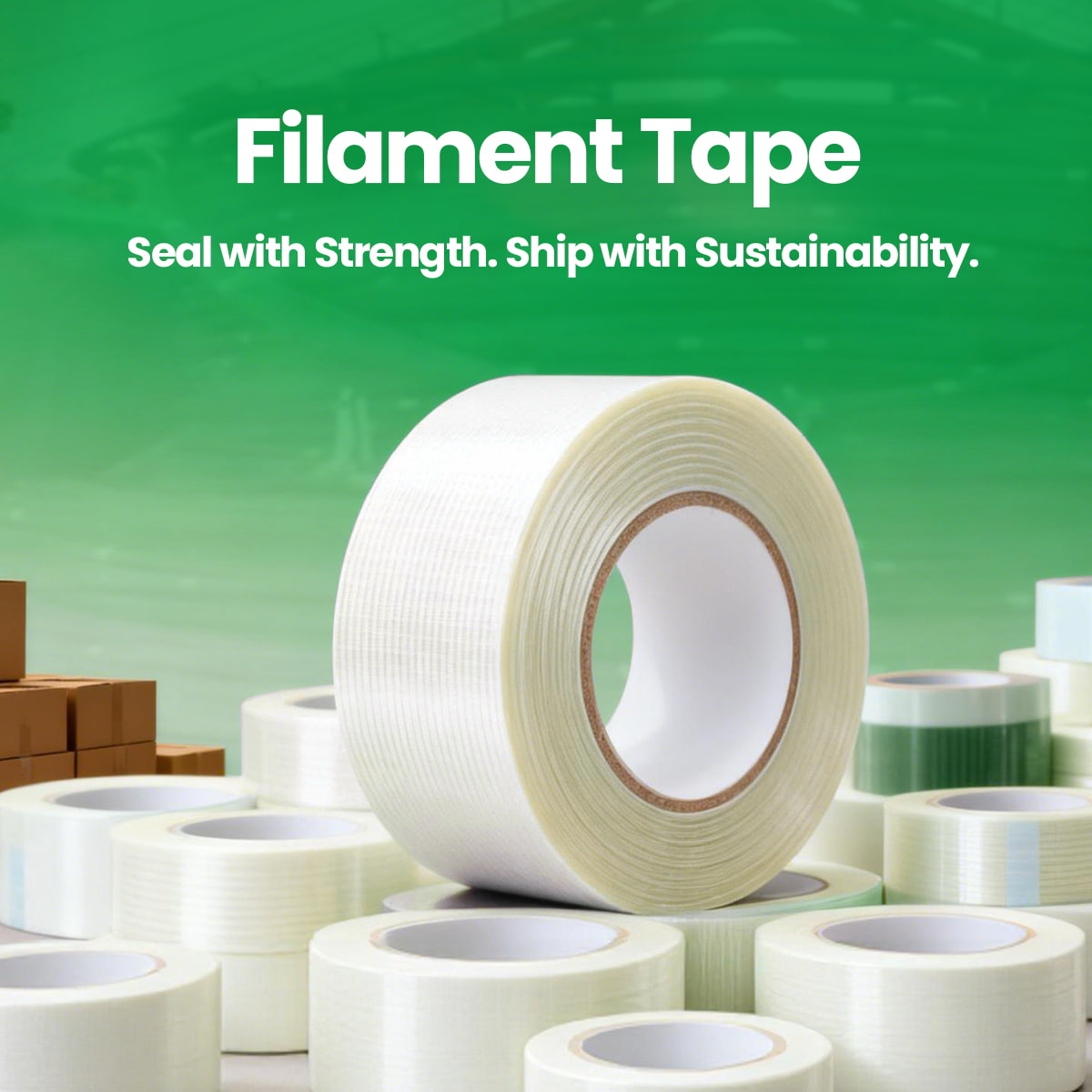 Filament Tape: The Heavy-Duty Champion for Industrial Bundling and Sealing