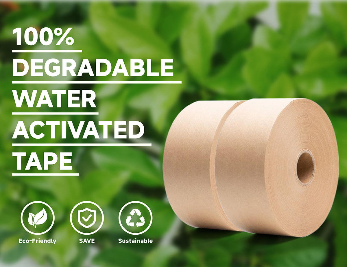 ابدأ في التغليف الأخضر باستخدام لفة الشريط هذه